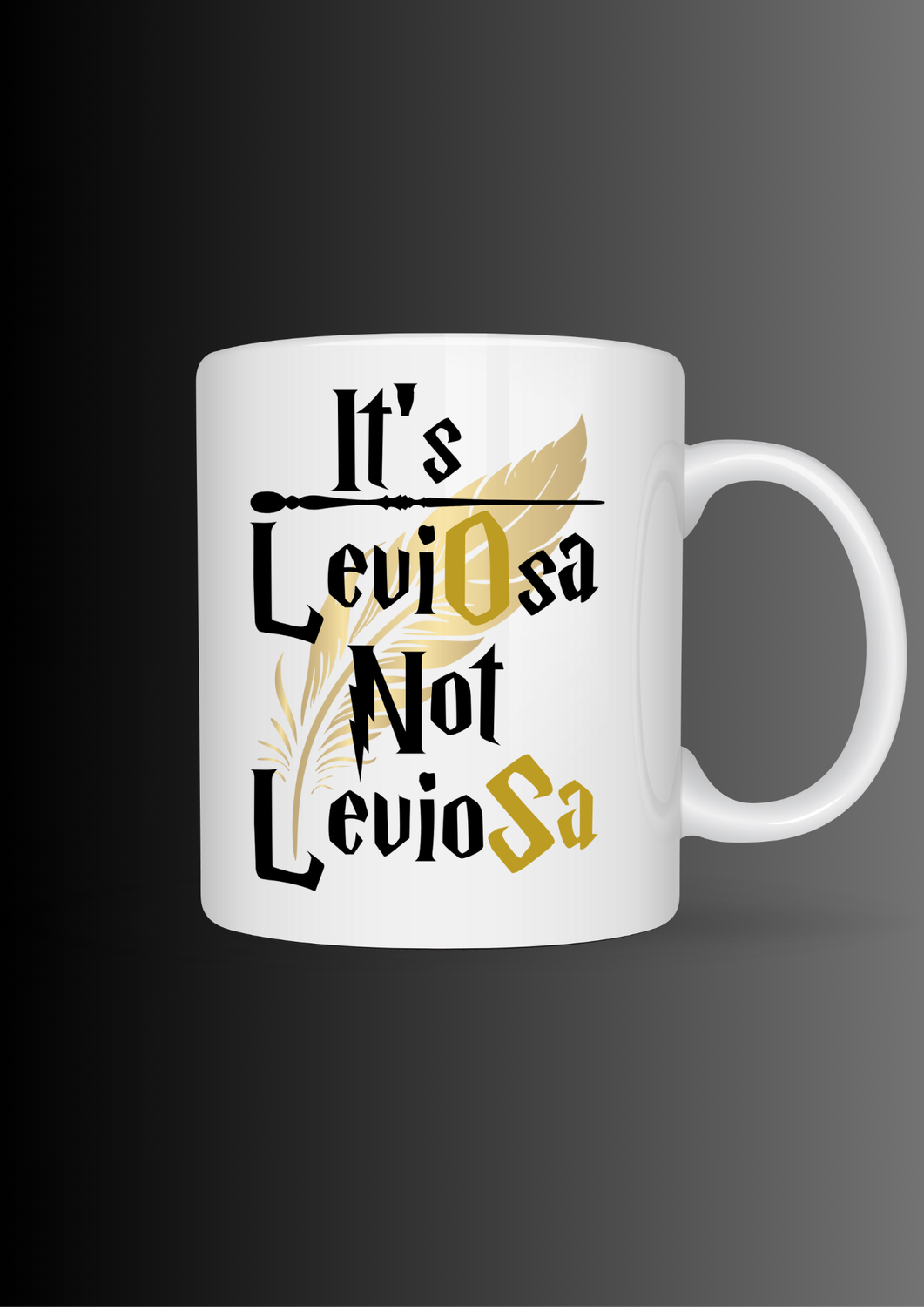 It&#39;s LeviOsa not LevioSa mug