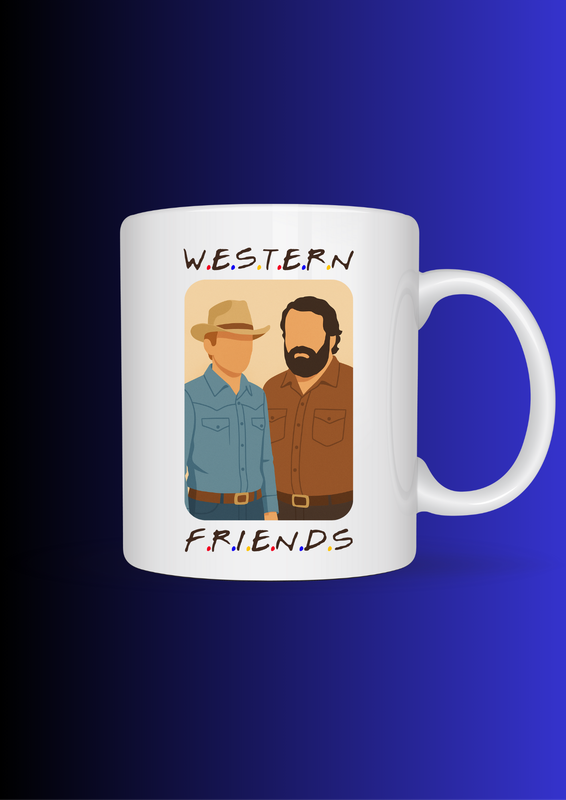 Bud and Terence Western Friends taza