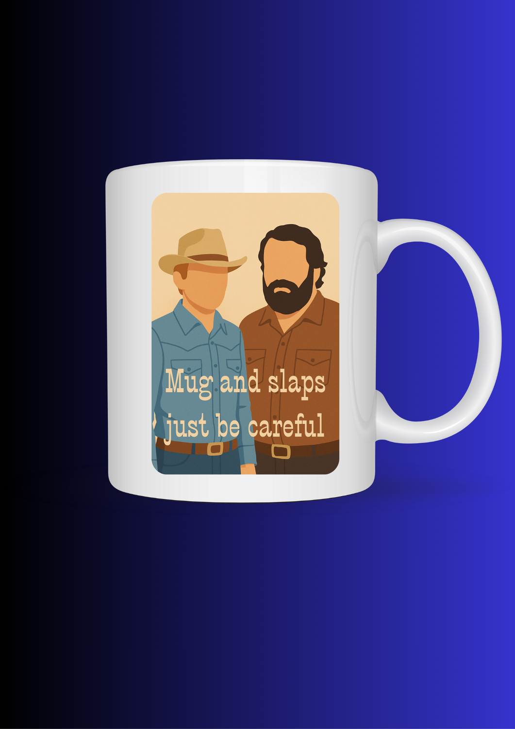 Mug and slaps taza