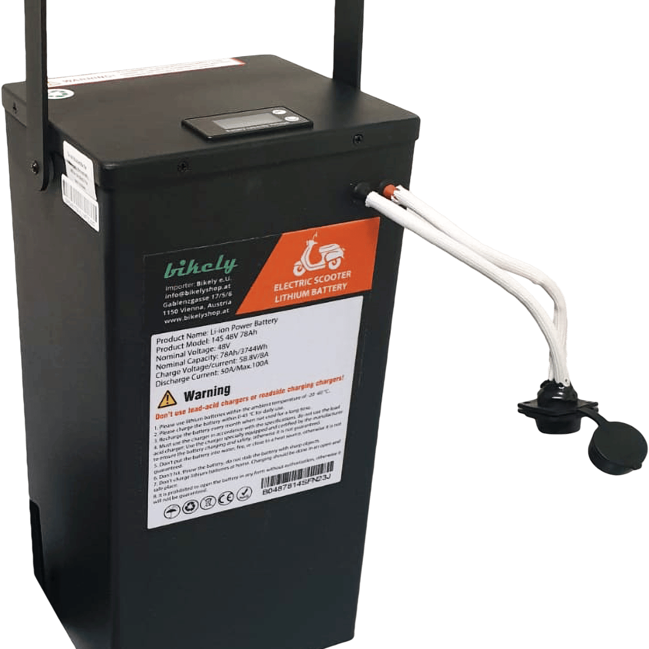 48V  78AH Lithium Akku