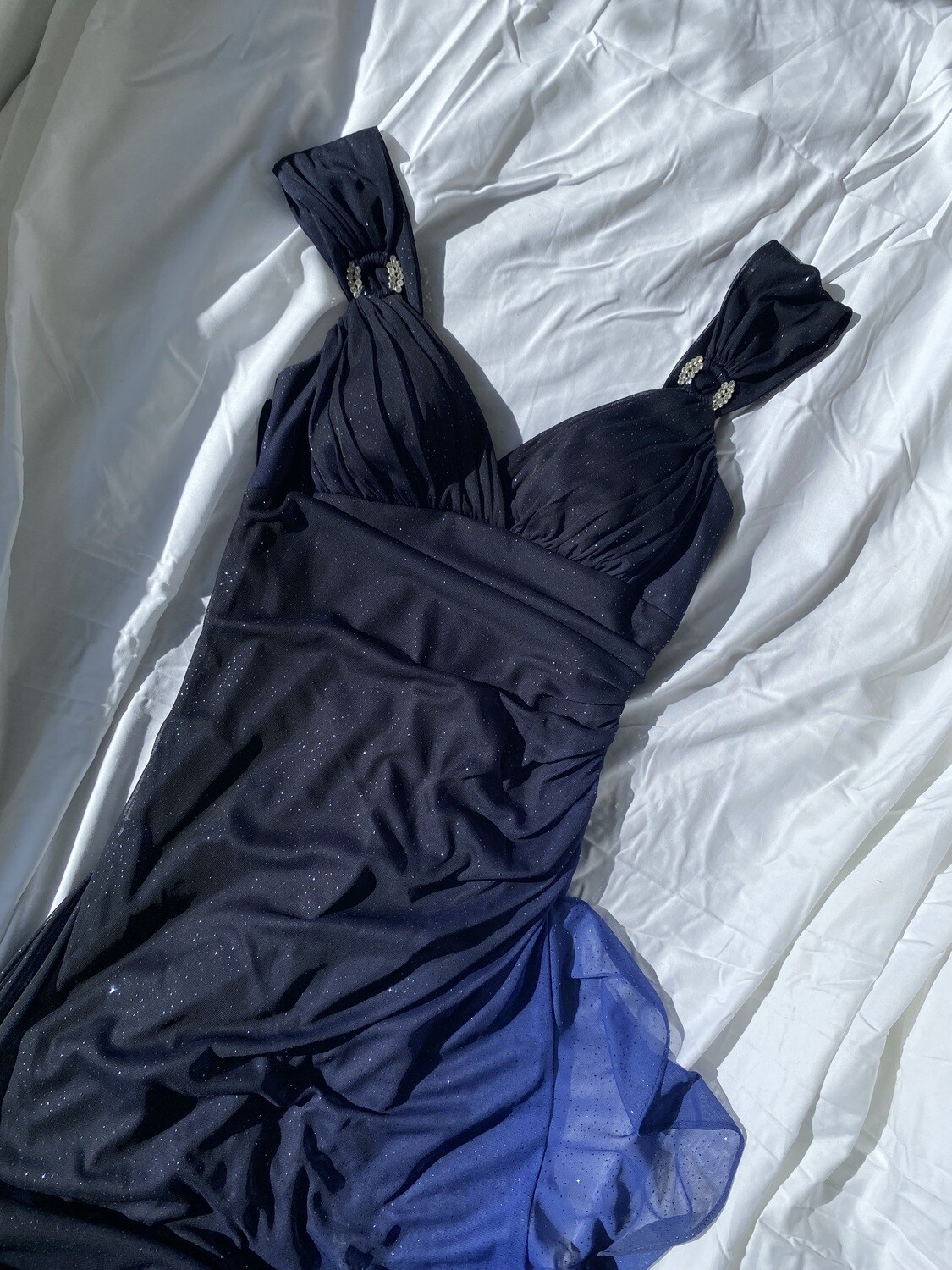 Midnight Blue Ombré Vintage Y2K Betsy and Adam Dress
