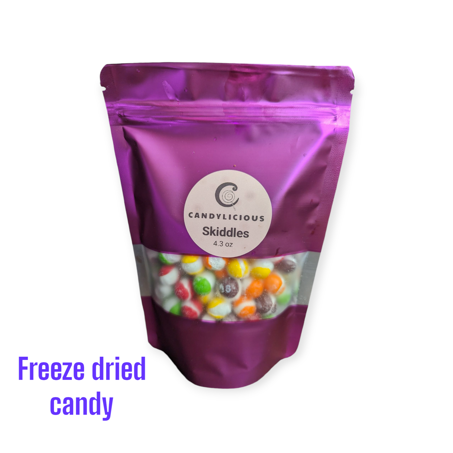 1 bag Sour Skiddles freeze dried candy