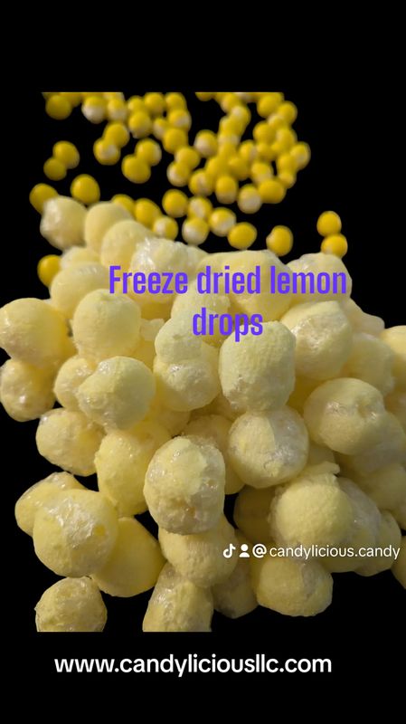 Lemon head  freeze dried candy
