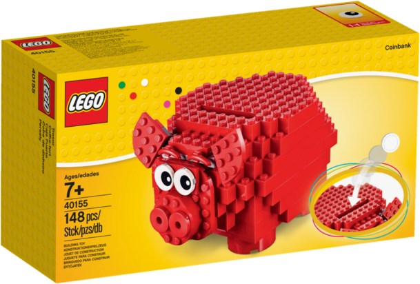 &lt;Promotions&gt; LEGO Piggy Coin Bank 40155 &lt;imperfect box&gt;