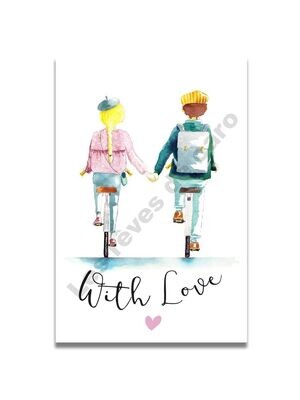 Couple à Vélo