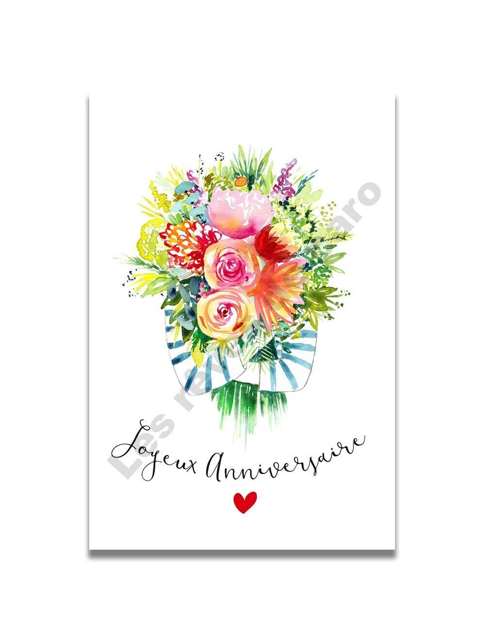 Gros Bouquet Joyeux Anniversaire