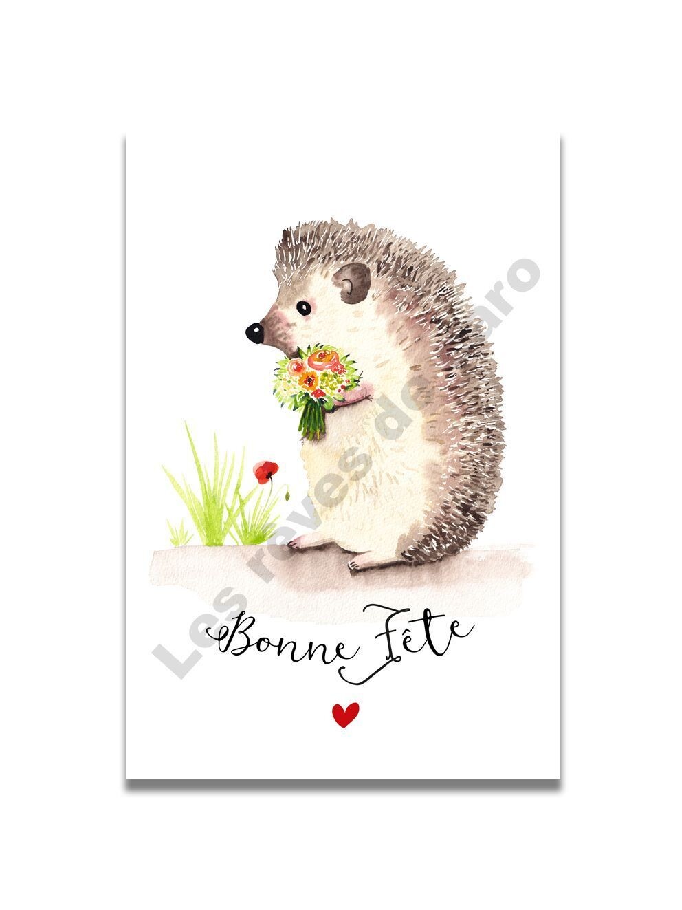 Le Hérisson Bonne Fête 