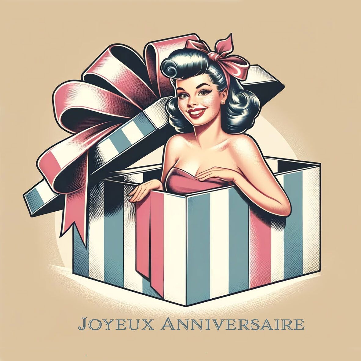 Pin-up d'anniversaire