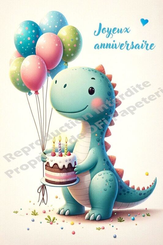 Le dino d'anniversaire