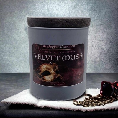 Velvet Musk Wood Wick Candle