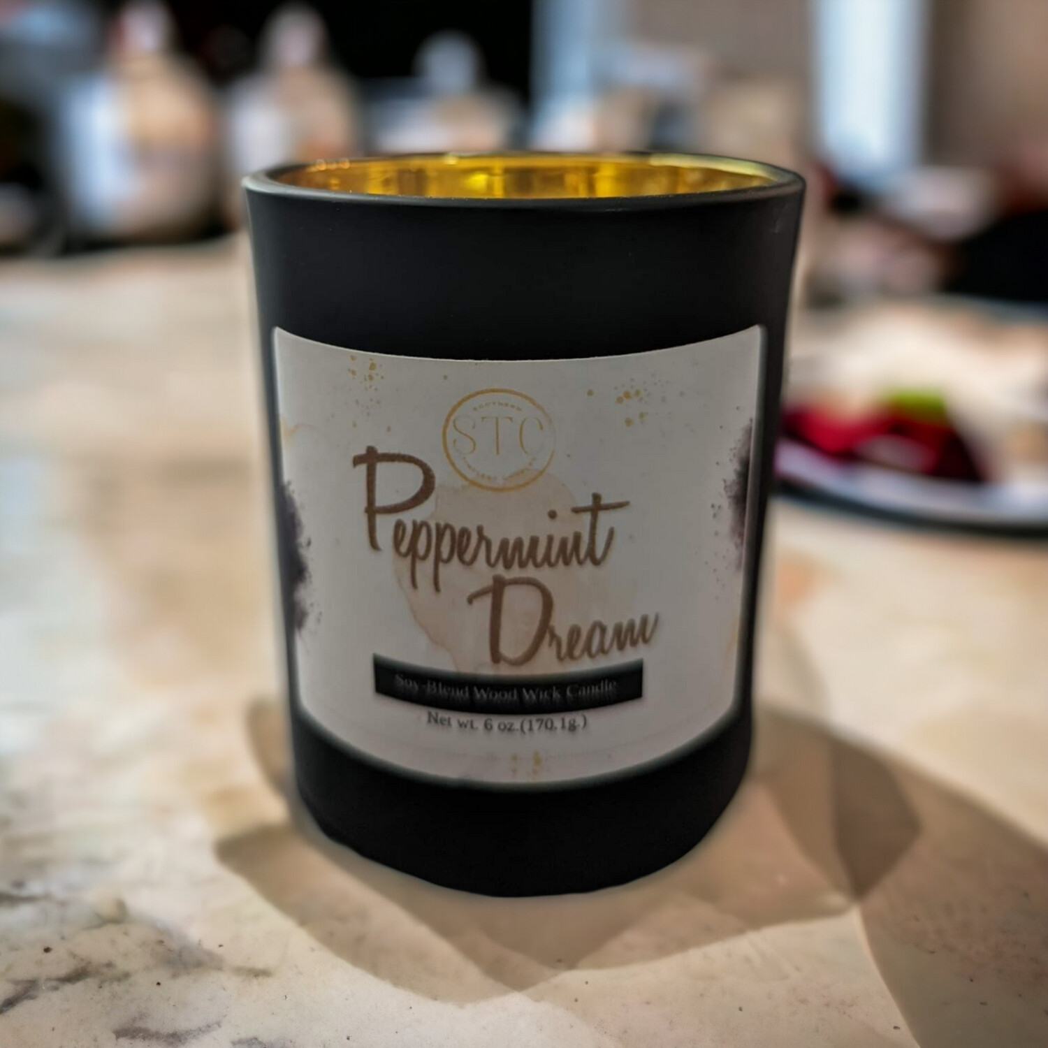 Peppermint Dream Wood Wick Candle