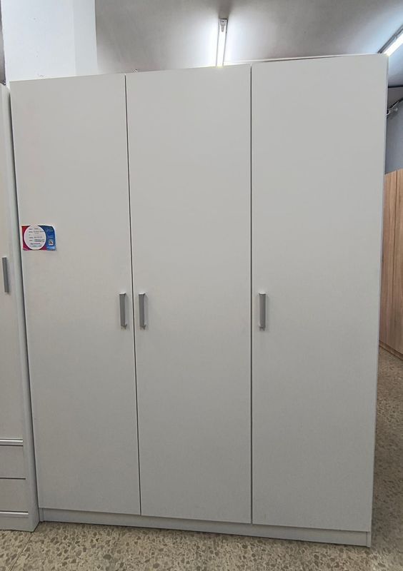 ARMARIO 3 PUERTAS LARGAS BLANCO