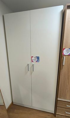 ARMARIO 2 PUERTAS LARGAS BLANCO