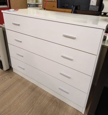 COMODA 4 CAJONES BLANCA