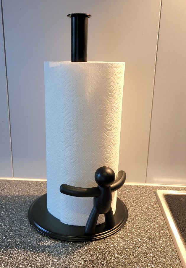 Umbra Küchenrollenhalter Buddy schwarz