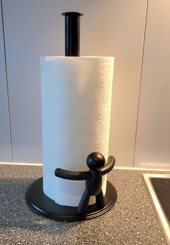 Umbra Küchenrollenhalter Buddy schwarz