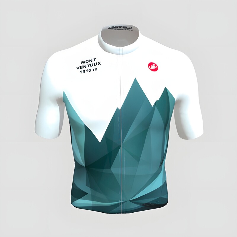 Maillot Castelli Ventoux blanc