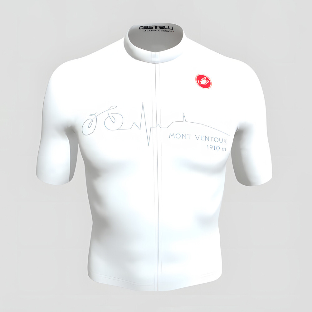 Maillot Castelli Ventoux fil blanc