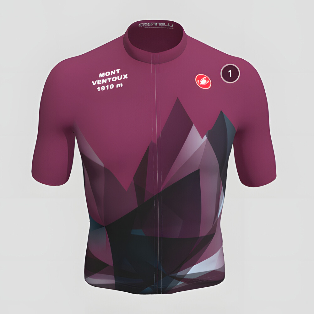 Maillot Castelli Ventoux prune