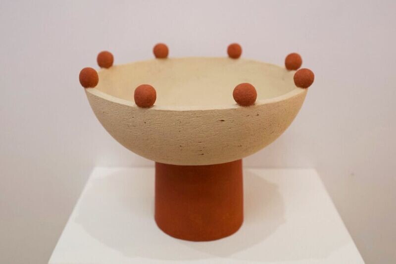 Kōkōwai pedestal bowl