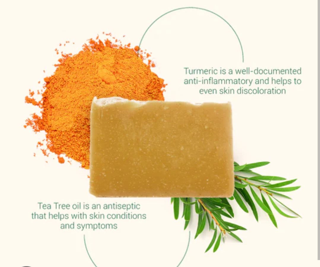 Turmeric, Kojic acid and sea moss Facial Soap
