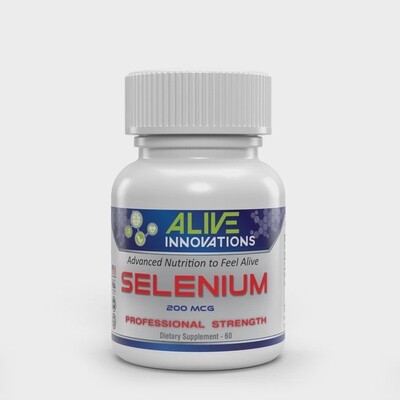 Alive Innovations Selenium 200MCG 60 Tablets