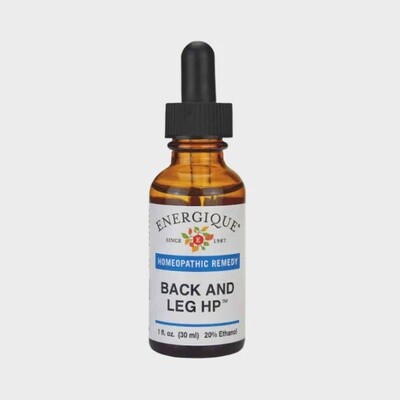 Energique Homeopathic Remedy Back And Leg HP