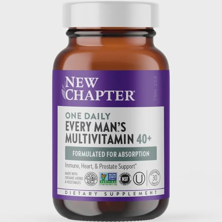New Chapter One Daily Every Mans Multivitamin 40+