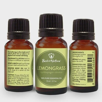 Best of Nature Lemongrass Essential Oil