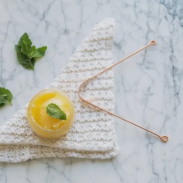 Farmtrue Copper Tongue Scraper