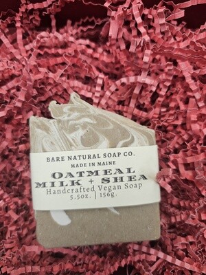 Bare Natural Soap Co Oatmeal Milk + Shea bar Soap Bar