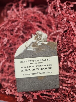 Bare Natural Soap Co Maine French Lavender Natural Soap Bar Soap