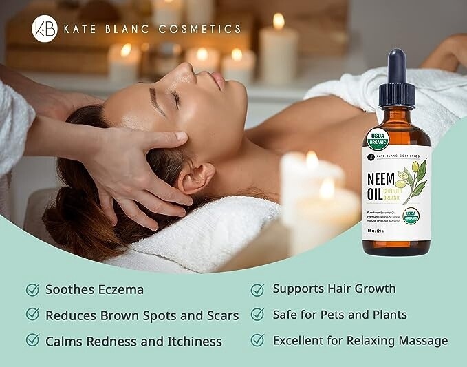 Kate Blanc Cosmetics Neem Oil 4oz