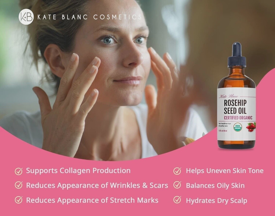 Kate Blanc Cosmetics Rose Hip Oil 1oz