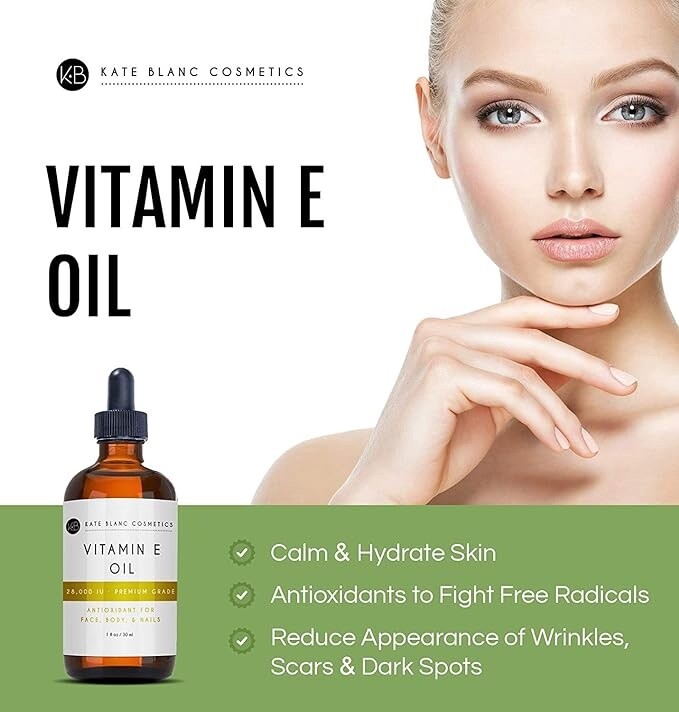 Kate Blanc Cosmetics Vitamin E oil  4oz