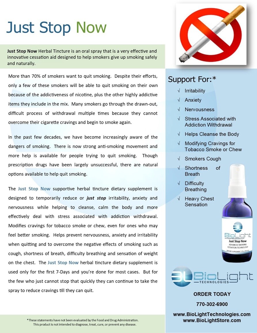 Biolight Just Stop Now