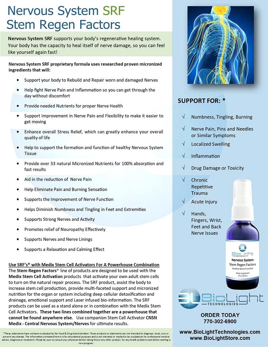 Biolight Nervous System Stem Regen Factors