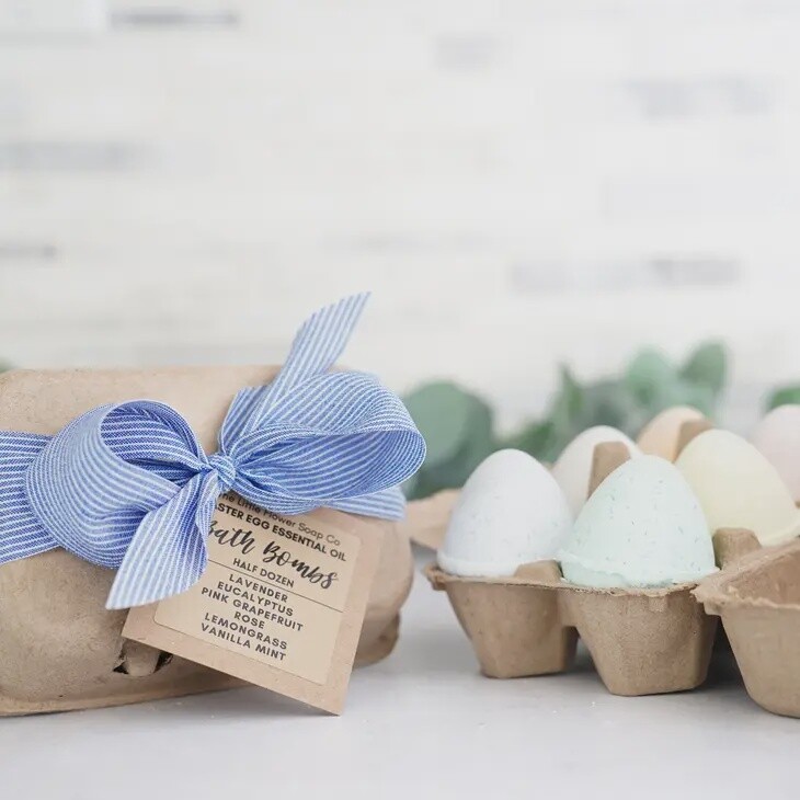 Easter Egg Essential Bath Bombs in Carton