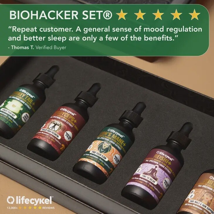 Life Cykel Biohacker set 4oz