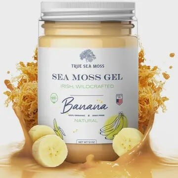 True Sea Moss Sea Moss Gel Banana