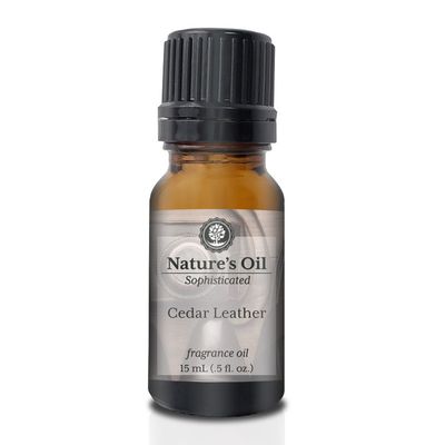Nature&#39;s Oil Cedar Leather Fragrance Oil .5oz