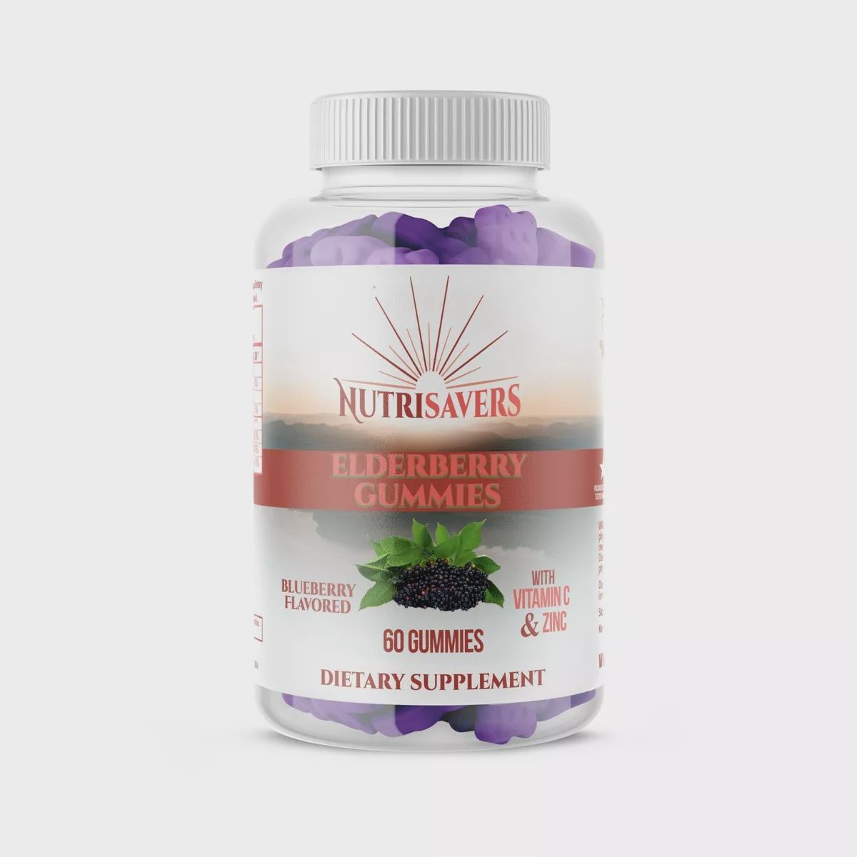 Nutrisavers Elderberry Gummies 60 ct