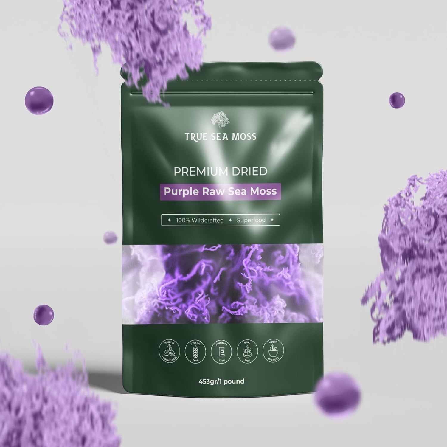 True Sea Moss Premium Purple Dried Sea Moss