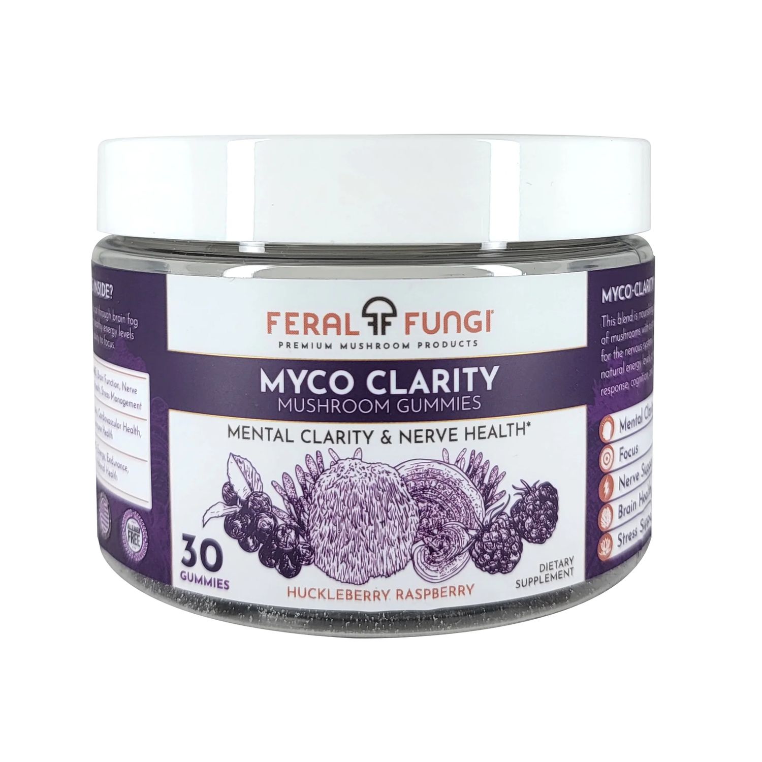 Feral Fungi Myco Clarity Gummies