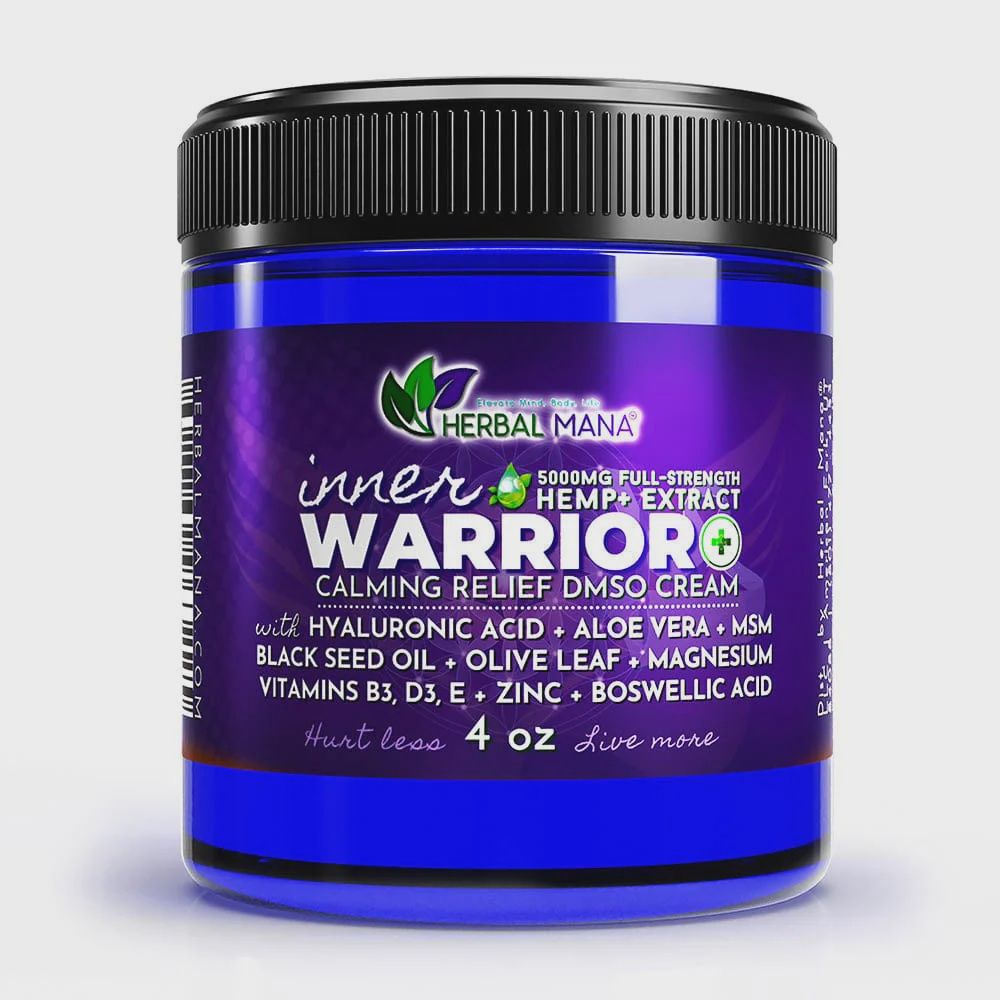 Herbal Mana Inner Warrior Calming Relief DMSO Cream