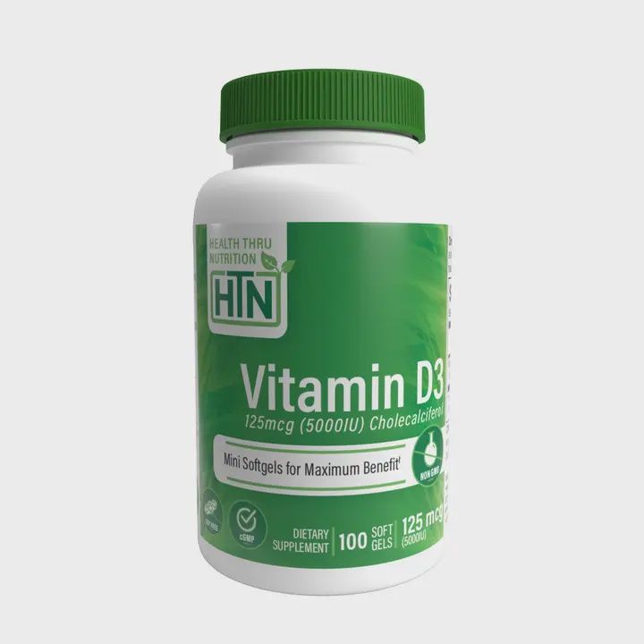 Vitamin D3 5,000iu (Non-Gmo) 100 Softgels