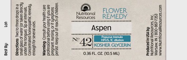 Nutritional Resources Flower Remedy Aspen