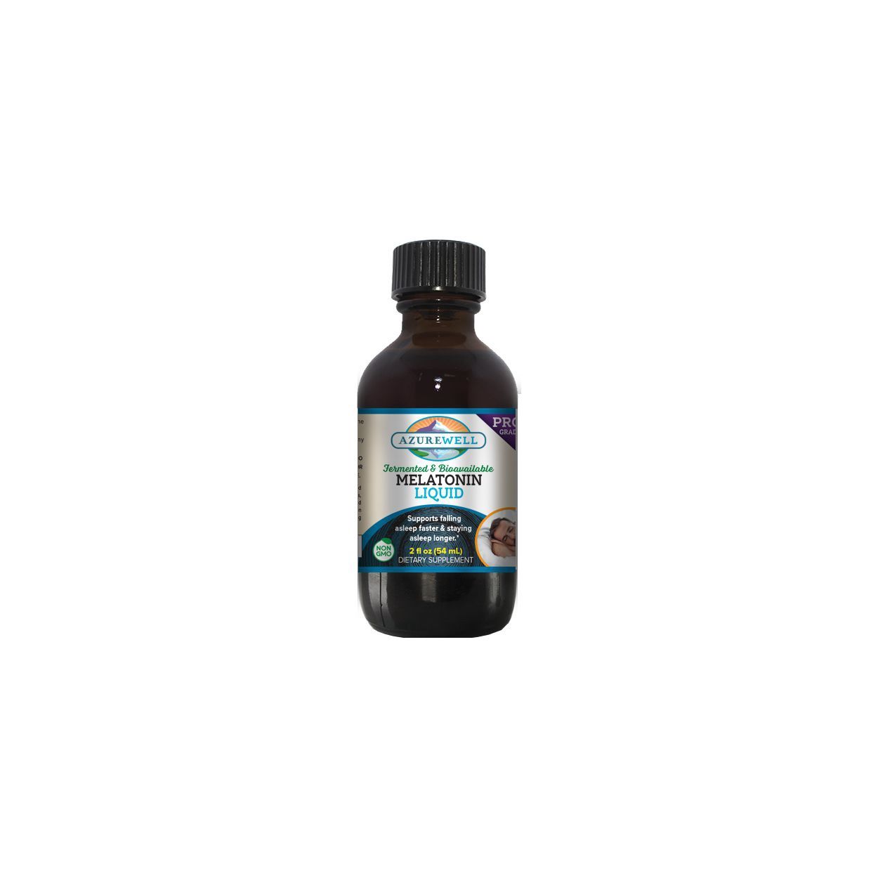 AzureWell Melatonin Liquid, Fermented