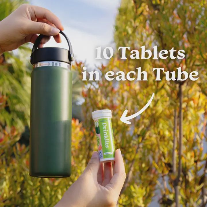 Driklits Hydration Tablets: Natural Lemon-Lime Electrolytes