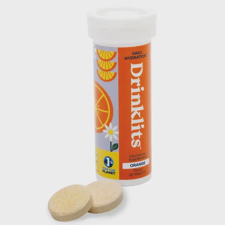 Drinklits Hydration Tablets: Natural Orange Electrolytes